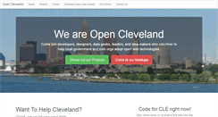 Desktop Screenshot of opencleveland.org