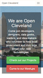 Mobile Screenshot of opencleveland.org