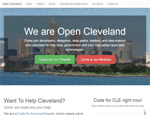 Tablet Screenshot of opencleveland.org